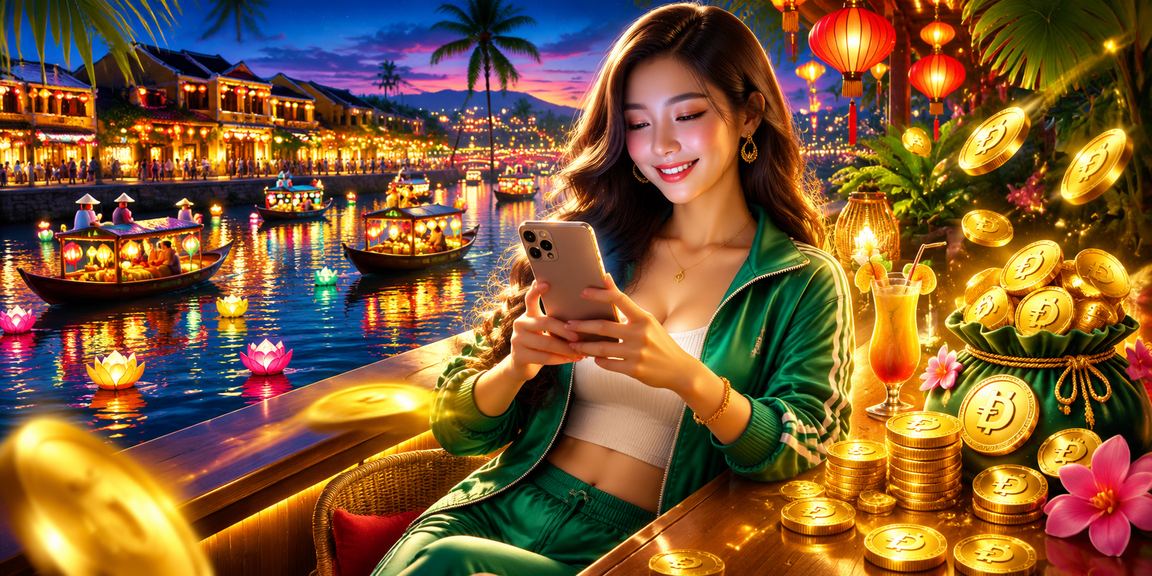 Khung cảnh sôi động tại Hội An với lễ hội cá cược trong không khí lễ Tết
