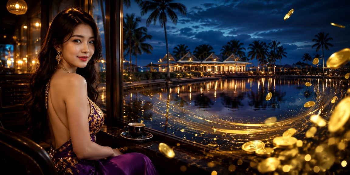 Phong cảnh Phú Quốc với hình ảnh cà phê và cá cược sôi động